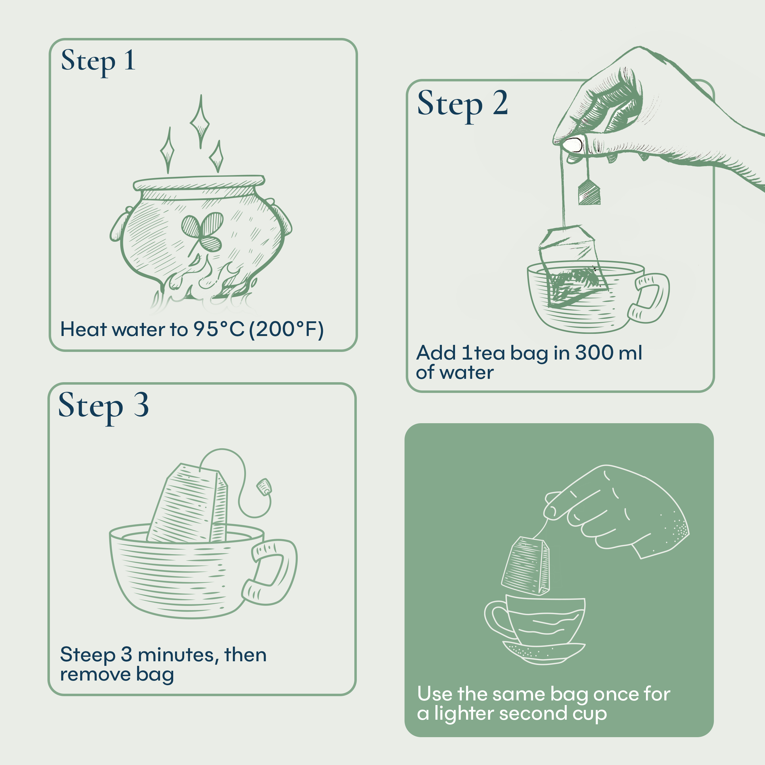 Champagne Kiss Tea Bag